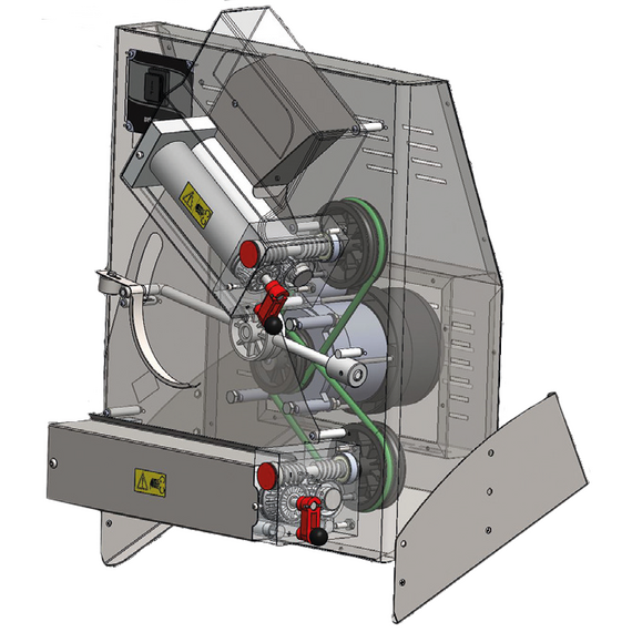Prismafood Teigausroller Touch & Go - 2 Rollen - Pizzadurchmesser: 26-40 cm - Teiggewicht: 210-700 gr, Bild 2