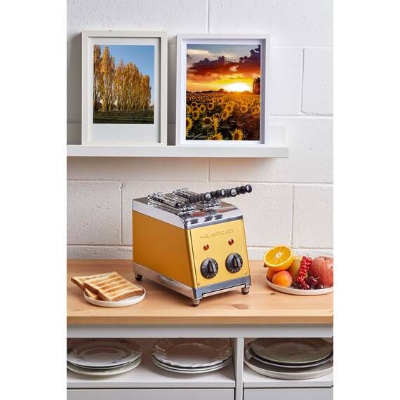 Milantoast Sandwich Toaster Gold, Farbe: Gold, Ausführung: 2 Scheiben, Bild 2
