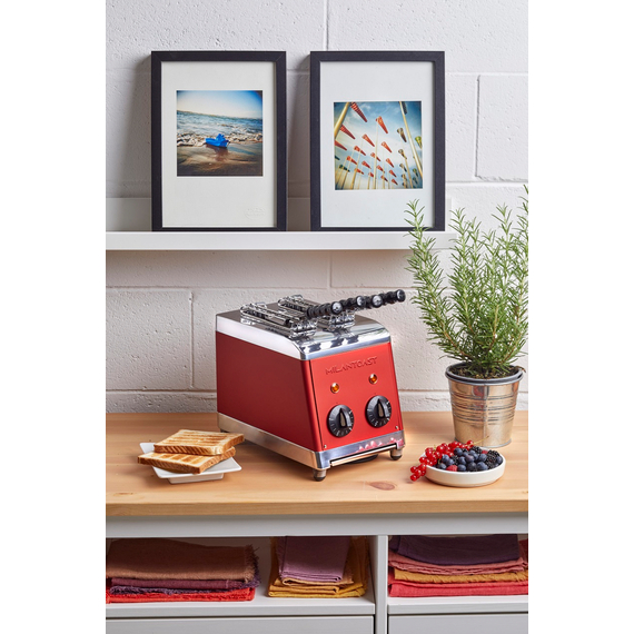 Milantoast Sandwich Toaster Rot, Farbe: Rot, Ausführung: 2 Scheiben, Bild 3