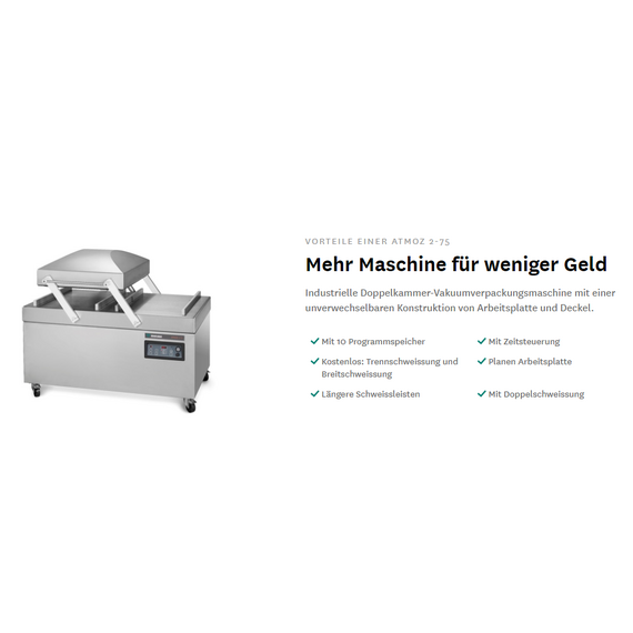 Henkelman Atmoz 2-75 Vakuumierer, Ausführung: Atmoz 2-75, Bild 7