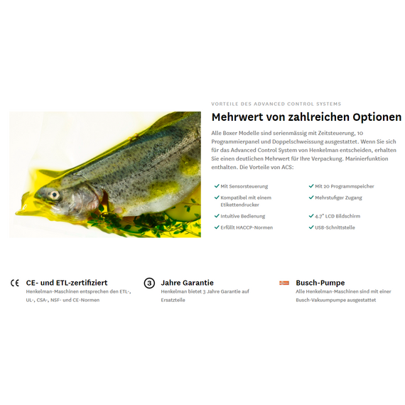 Henkelman Boxer 62 Vakuumierer, Ausführung: Boxer 62, Bild 10