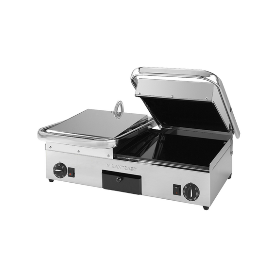 Milantoast Glaskeramik Doppel Kontaktgrill, glatt, Grillfläche: Glatt, Bild 2