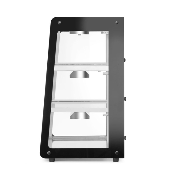 Hendi Beheiztes Thekendisplay, Schwarz, 220-240V/500W, 472x447x(H)775mm, Bild 4