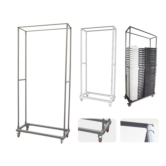 AmerBox Transportwagen für Stühle, 1140x492x(H)1895mm, Bild 2