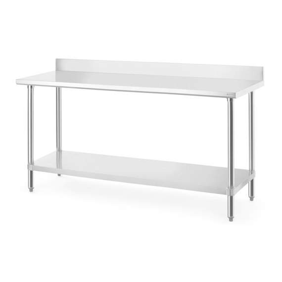 Hendi Arbeitstisch mit Aufsatz, Budget Line, 1200x600x(H)950mm