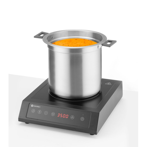 Hendi Suppenkessel ohne Wasser, 10L, 10L, Schwarz, 220-240V/450W, ⌀330x(H)398mm, Bild 3