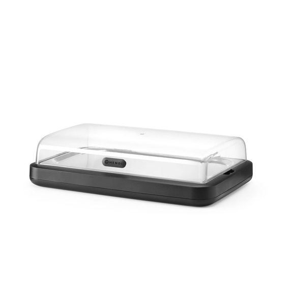 Hendi Kühldisplay UNIQ, designed by Robert Bronwasser, GN 1/1, Schwarz, 593x389x(H)147mm, Rechteckig, Bild 3