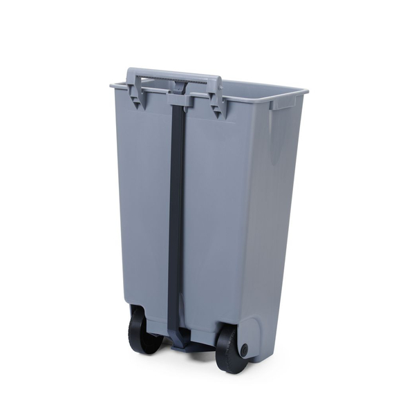 Hendi Abfallbehälter, 120L, Hellgrau, 510x425x(H)875mm, Bild 2