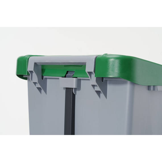 Hendi Abfallbehälter, 120L, Hellgrau, 510x425x(H)875mm, Bild 5
