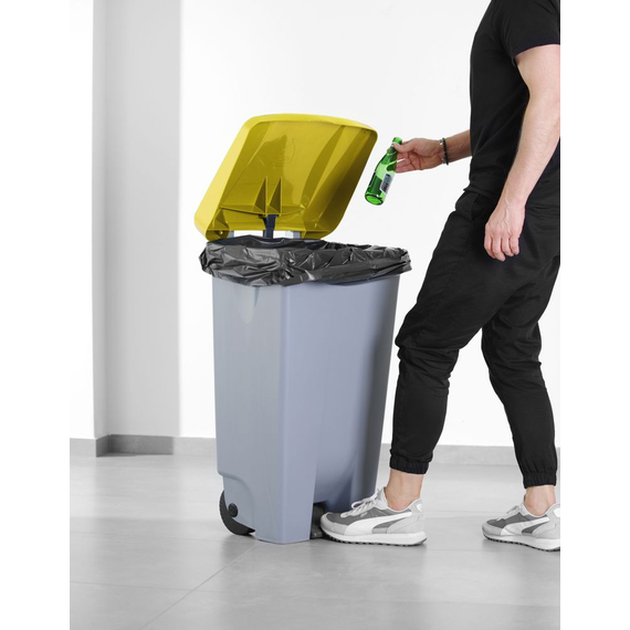 Hendi Deckel für Abfallbehälter, Gelb, 505x415mm, Bild 3