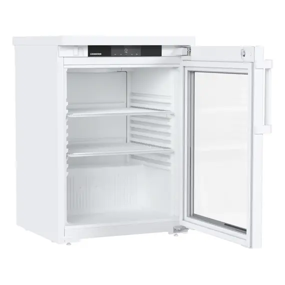 Liebherr MRTve 1511 Performance Unterbaufähiger Kühlschrank mit Glastür und Umluftkühlung, Türart : Glastür, Farbe: Weiß, Bild 4
