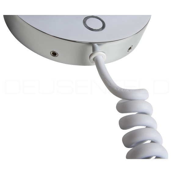 Deusenfeld WL70CT LED Kosmetikspiegel, 7x Vergrößerung, Ø20 cm, Touch-Control, verchromt, Farbe: Chrom, Vergrößerung: 7-fach, Ausführung: mit EU-Stecker, Bild 3