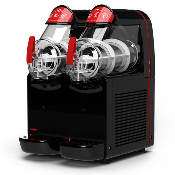 Ugolini Granitor® NG Easy 6/2 Slush-Eismaschine Black Edition, Farbe: Schwarz, Ausführung: NG Easy 6/2