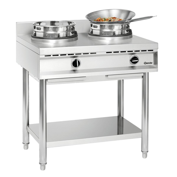Bartscher Wok-Herd, 2 Brenner