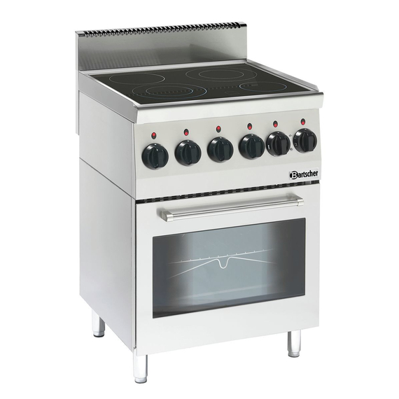 Bartscher Elektroherd B600, 4Felder, EBO