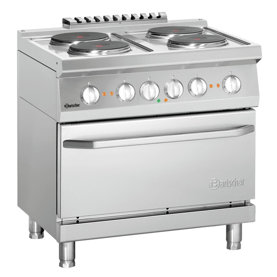 Bartscher Elektroherd 700, B800, 4PL, EBO