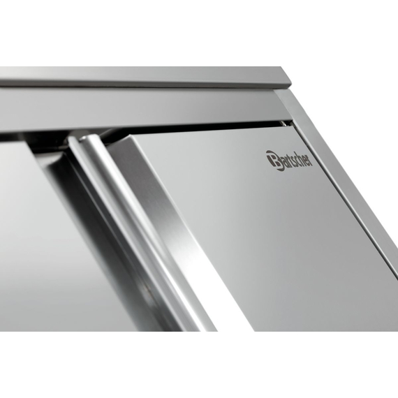 Bartscher Hochschrank 600, B800, 2FT, CNS, Bild 2