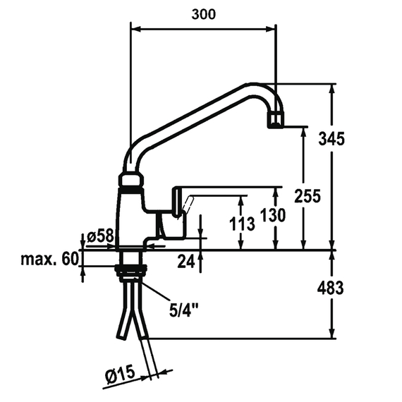 Bartscher Einhebelmischer 40L-3601B, Bild 2