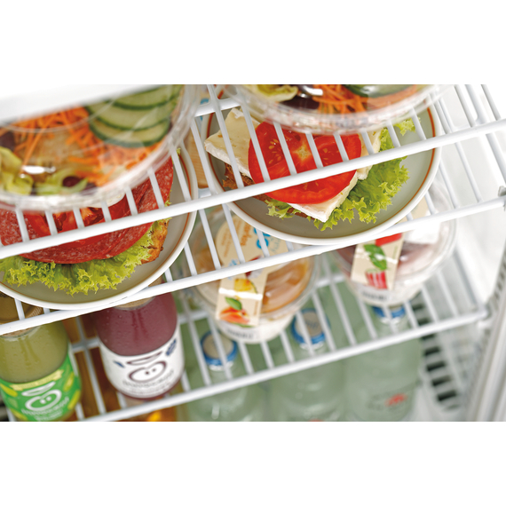 Bartscher Mini-Kühlvitrine 78L, weiß, Bild 5