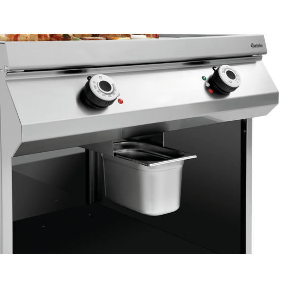Bartscher Elektro-Griddleplatte, 1/2+1/2, OU, Bild 3