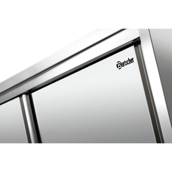 Bartscher Hochschrank 600, B1200, 2ST, CNS, Bild 2