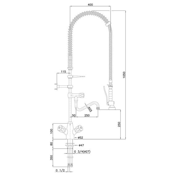 Bartscher Zweigriffmischer 26L-1801B, Bild 5