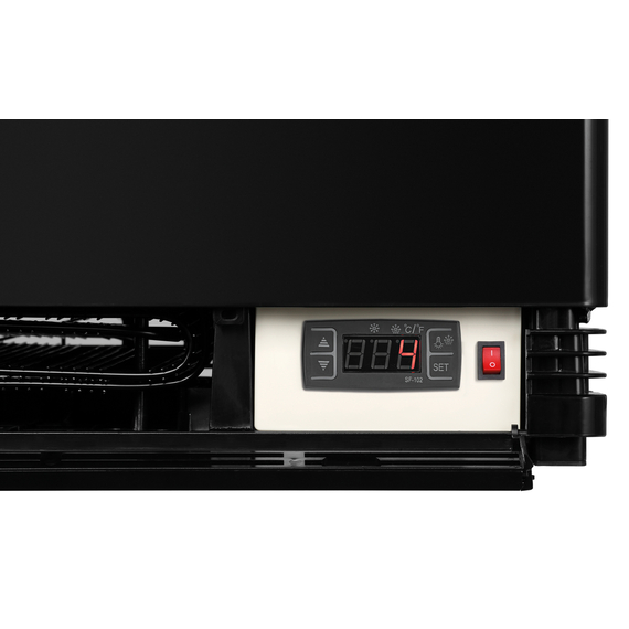 Bartscher Mini-Kühlvitrine 78L, schwarz, Bild 3