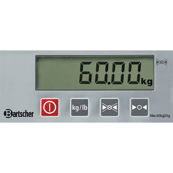 Bartscher Digitalwaage, 60kg, 20g, Bild 3