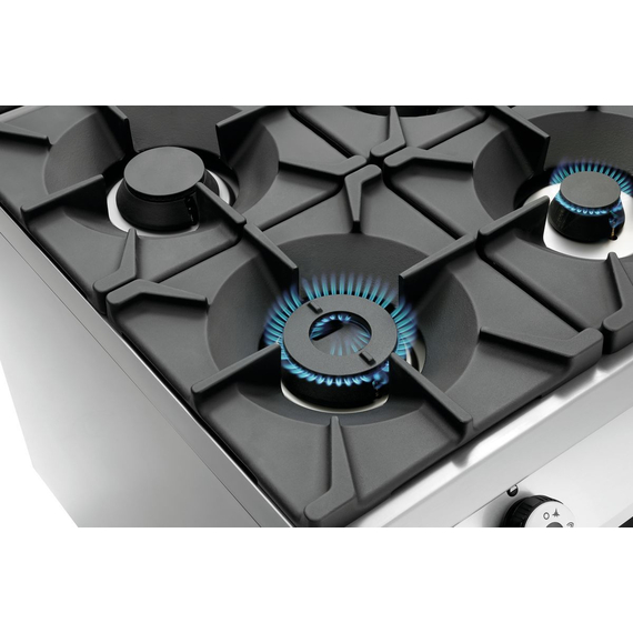 Bartscher 4 Flammen Gasherd, OU, Bild 3