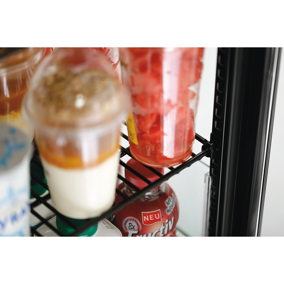 Bartscher Mini-Kühlvitrine 98L-SW, Bild 4