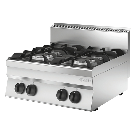 Bartscher Gasherd 650, 4FL, TG