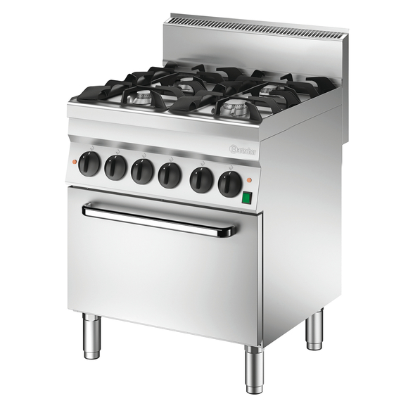 Bartscher Gasherd 650, B700, 4FL, EBO