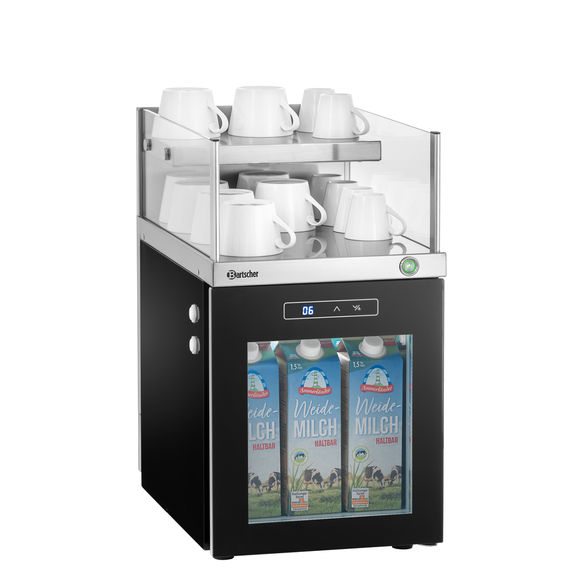 Bartscher Milchkühlschrank-Tassenwärmer-Kombi