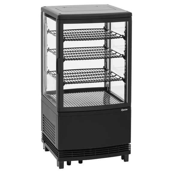 Bartscher Mini-Kühlvitrine 64L2T schwarz, Bild 9