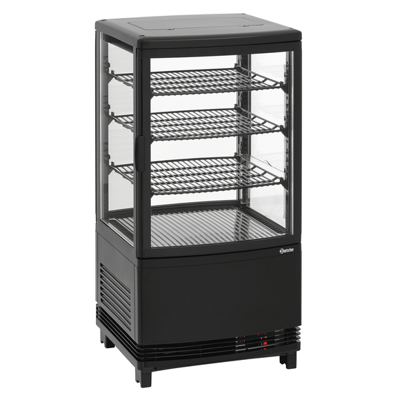 Bartscher Mini-Kühlvitrine 64L2T schwarz, Bild 10