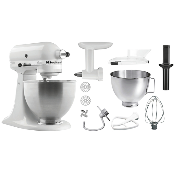 Bartscher KitchenAid 5K45SSEWH, weiß, 4,28L