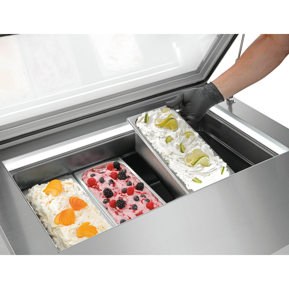 Bartscher Eisvitrine 4x6,5L-F, Bild 3