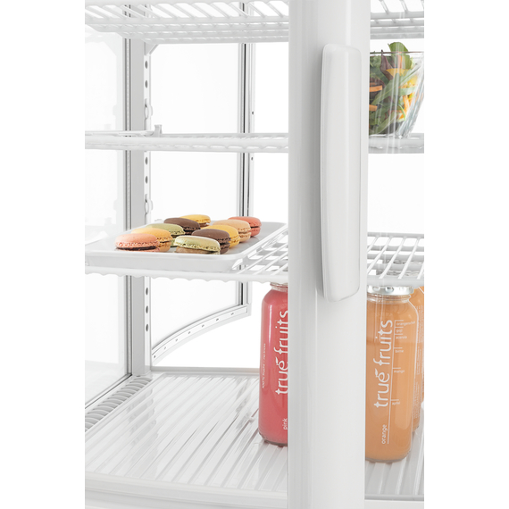 Bartscher Mini-Kühlvitrine 75L2T weiß, Bild 3