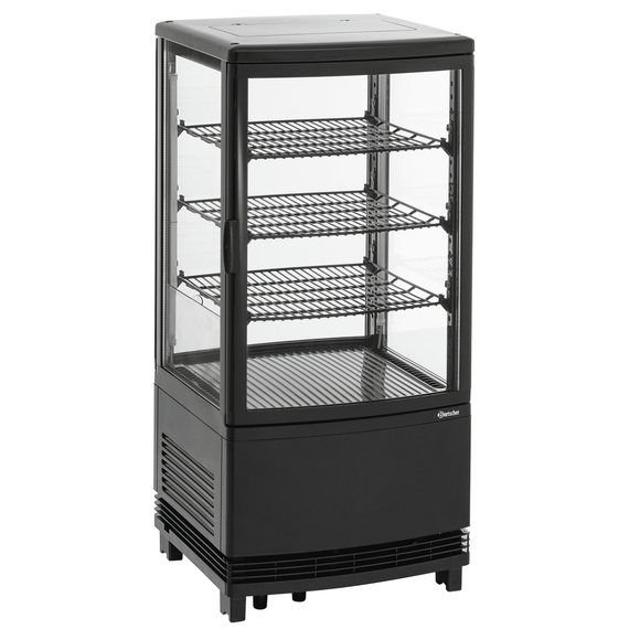 Bartscher Mini-Kühlvitrine 75L2T schwarz, Bild 10