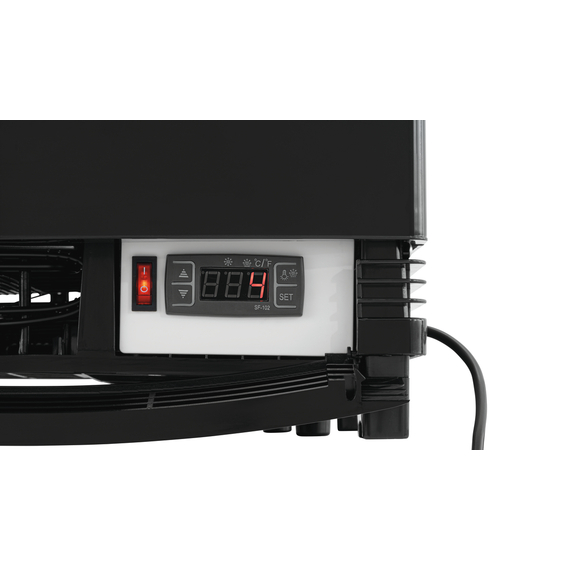 Bartscher Mini-Kühlvitrine 75L2T schwarz, Bild 9