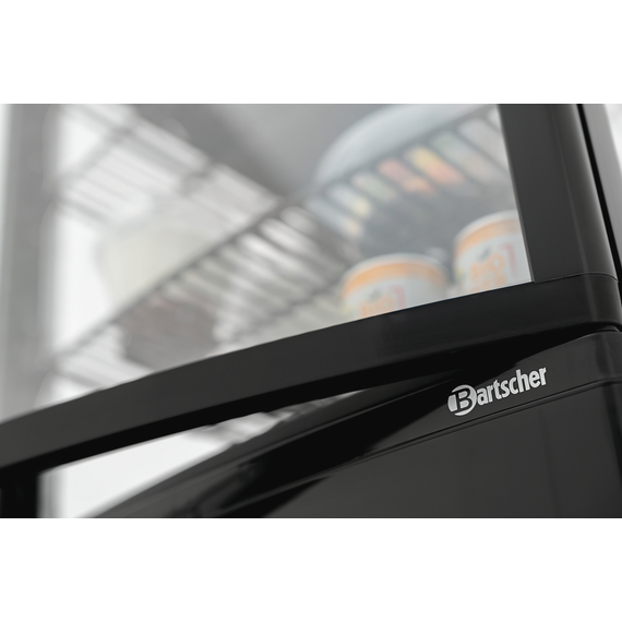 Bartscher Mini-Kühlvitrine 98L2T schwarz, Bild 4