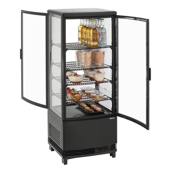 Bartscher Mini-Kühlvitrine 98L2T schwarz, Bild 2