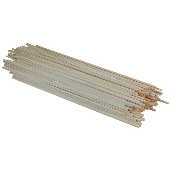 Neumärker Holzstäbe aus Fichtenholz | 380 x 4 x 4 mm | 4800 Stück , Bild 2