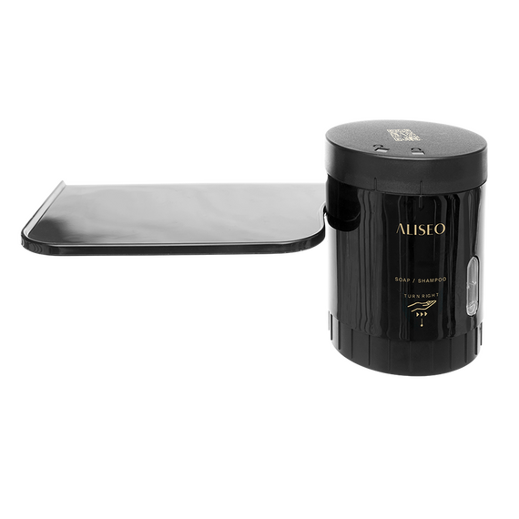 Aliseo Flaky - Seifenmühle mit Utensilienablage, schwarz