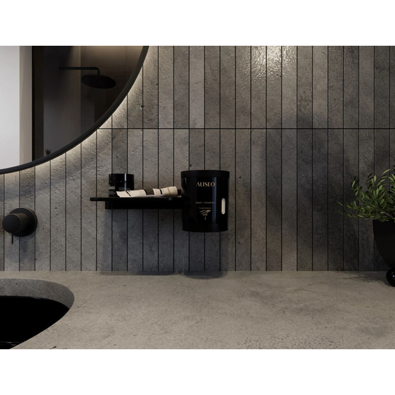 Aliseo Flaky - Seifenmühle mit Utensilienablage, schwarz, Bild 7