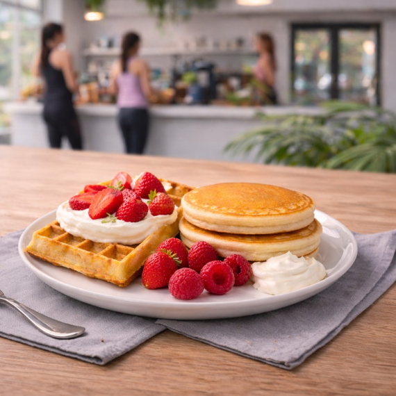 Neumärker Protein-Waffel & Pancake Ready-Mix | Gastro-Backmischung für Protein-Waffeln und Protein-Pancakes | Karton à 10 kg (10x 1 kg) , Bild 3
