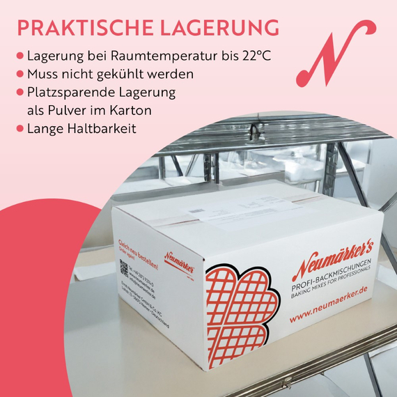 Neumärker Protein-Waffel & Pancake Ready-Mix | Gastro-Backmischung für Protein-Waffeln und Protein-Pancakes | Karton à 10 kg (10x 1 kg) , Bild 6