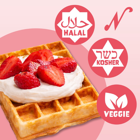 Neumärker Protein-Waffel & Pancake Ready-Mix | Gastro-Backmischung für Protein-Waffeln und Protein-Pancakes | Karton à 10 kg (10x 1 kg) , Bild 8