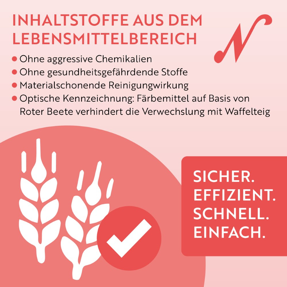 Neumärker Back & Clean Ready-Mix: Die Reinigungswaffel | Backmischung für Waffeleisen , Bild 4