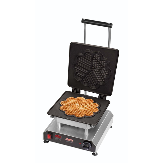 Neumärker Waffeleisen Thermocook® inkl. Große Herzwaffel Wechselplatten 
